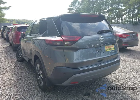 2021 Nissan Rogue Sv Intelligent Awd из США, поврежденный, VIN 5N1AT3BB0MC722452